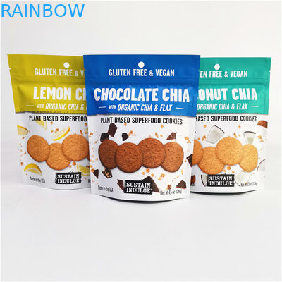 لوگو سفارشی چاپ شده ورق آلومینیوم Mylar Doypack با سطح چاپ گراوور