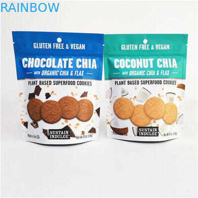 لوگو سفارشی چاپ شده ورق آلومینیوم Mylar Doypack با سطح چاپ گراوور