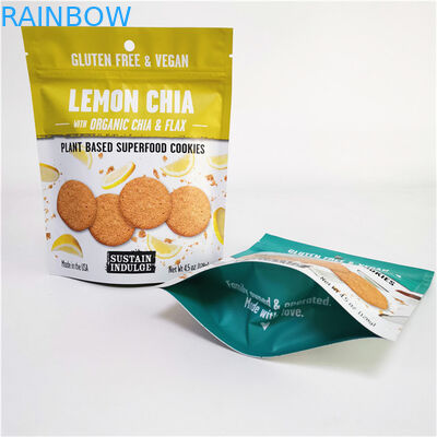 لوگو سفارشی چاپ شده ورق آلومینیوم Mylar Doypack با سطح چاپ گراوور