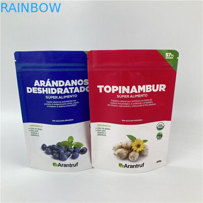 اندازه سفارشی / طراحی رنگارنگ چاپ Doypack مواد سازگار با محیط زیست و ایمن