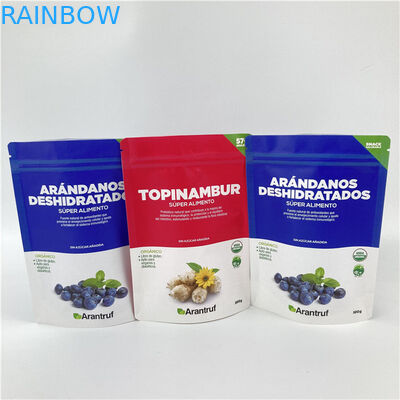 اندازه سفارشی / طراحی رنگارنگ چاپ Doypack مواد سازگار با محیط زیست و ایمن