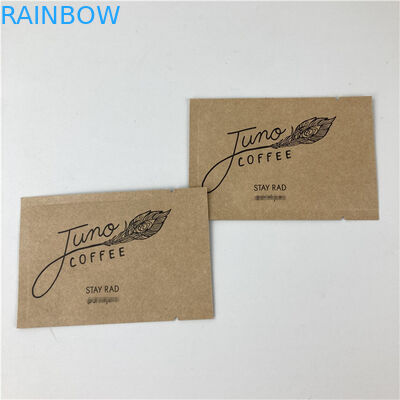 کیسه کاغذی مایلار کرافت با سه طرف بسته شده با چاپ سفارشی کیسه کاغذی زیست فرسوده