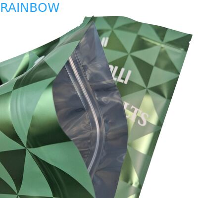 بسته بندی پلاستیکی برای پاک کردن بدن کیسه حمام نمک طبیعی خیس کردن کیسه های مایلار با زیپ