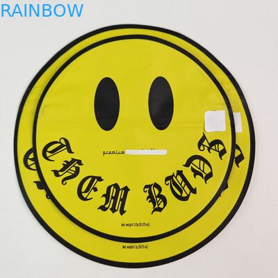 کیسه‌های مایلار نامنظم 3.5 گرم 7 گرم با زیپ، چاپ داخلی، فویل آلومینیومی، ضد بو، خوراکی، کیسه پلاستیکی