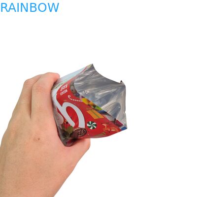 بسته بندی اسنک درجه غذایی زیست تخریب پذیر، کیسه فویلی آلومینیومی آب بندی حرارتی با زیپ برای آجیل، چای، قهوه، غذای حیوانات خانگی