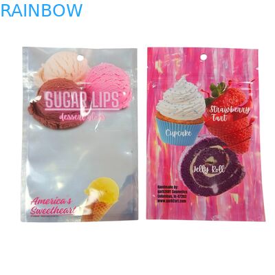 کیسه پلاستیکی مایار با جلوی شفاف زیپ دار، خود آب‌بند، ضد رطوبت، با حرارت مهر و موم شده، طراحی سفارشی با فویل آلومینیومی پشت برای شکر