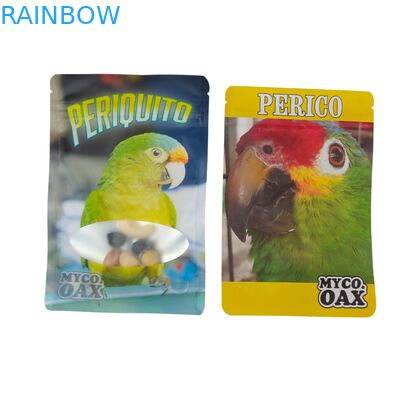 کیسه پلاستیکی مایار با جلوی شفاف زیپ دار، خود آب‌بند، ضد رطوبت، با حرارت مهر و موم شده، طراحی سفارشی با فویل آلومینیومی پشت برای شکر