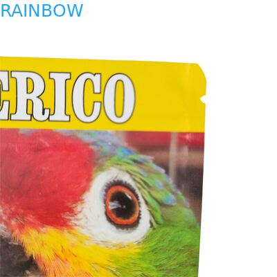 کیسه پلاستیکی مایار با جلوی شفاف زیپ دار، خود آب‌بند، ضد رطوبت، با حرارت مهر و موم شده، طراحی سفارشی با فویل آلومینیومی پشت برای شکر