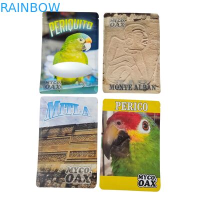 کیسه پلاستیکی مایار با جلوی شفاف زیپ دار، خود آب‌بند، ضد رطوبت، با حرارت مهر و موم شده، طراحی سفارشی با فویل آلومینیومی پشت برای شکر