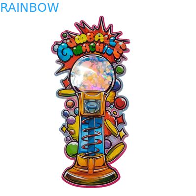 پاکت های مایلار هولوگرافیک با زیپ برای آب نبات های شیرین گل خشک گیمی بسکت شکر بسته بندی ضد بچه