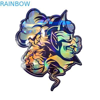 پاکت های مایلار هولوگرافیک با زیپ برای آب نبات های شیرین گل خشک گیمی بسکت شکر بسته بندی ضد بچه