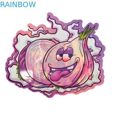 پاکت های مایلار هولوگرافیک با زیپ برای آب نبات های شیرین گل خشک گیمی بسکت شکر بسته بندی ضد بچه