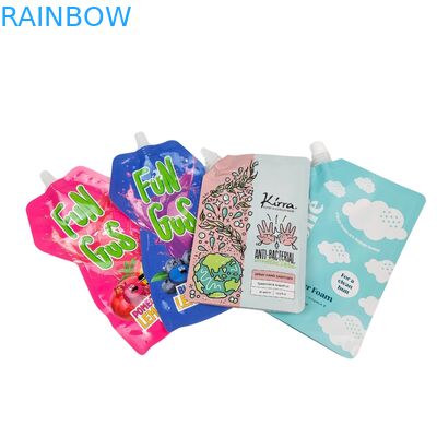 کیسه بسته‌بندی ایستاده پلاستیکی مایع با دهانه برای لوازم آرایشی، نوشیدنی، لوسیون، کیسه نازل