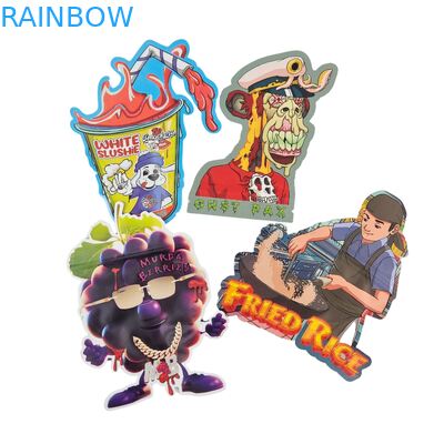 کیسه های مایلار غیر منظم قابل بازخرید 3.5g ضد بچه چاپ دیجیتال PET بسته بندی زیپلاک برای کوکی های آدامسی قابل خوردن