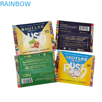 خوراکی آلومینیوم فویل ساشه مهر و موم پشت کوچک پلاستیک مایار جو دوسر شکلات انرژی بار کوکی اسنک آب نبات بسته بندی کیسه