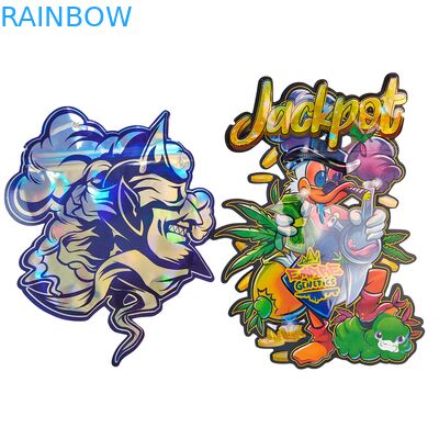 کیسه‌های مایار کوکی درجه خوراکی Doypack Die Cut Cali 3.5g 7g 14g 28g براق/مات ضد بو زیپ‌لاک