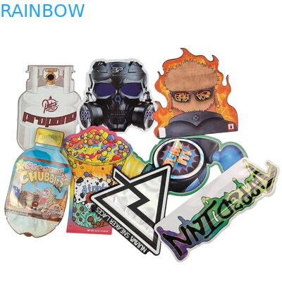 لوگو سفارشی 3.5g 7g 14g بازپوشیدنی PE پلاستیک مهر مواد غذایی بسته بندی Zip Lock Foil Pouch کودک ضد بوی گیاه گیمی کیسه Mylar