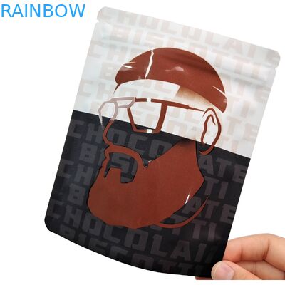 کیسه های زیپ دار مایار 3.5 گرمی 1 اونس قابل استفاده مجدد، فویل آلومینیومی ایستاده، ضد بو، کیسه های مایار کالی برای نگهداری مواد غذایی، چاپ سفارشی