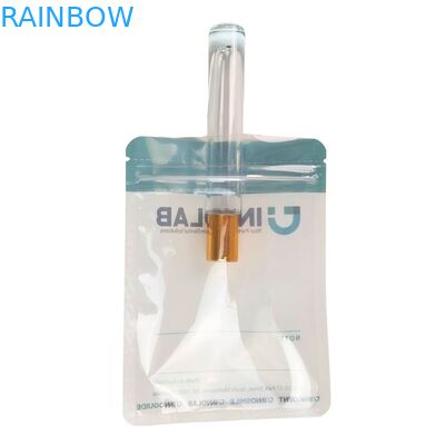 کیسه زپ لوگو قابل سفارشی برای تراز کننده های دندان با مهر گرمایی و کیسه پلاستیکی مایلار شفاف یک طرفه