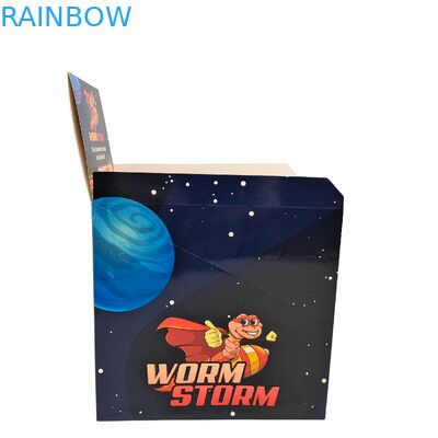 جعبه کاغذی تاشو 3.5 گرمی برای نمایش خرده فروشی سفارشی برای بسته بندی مواد غذایی غلات، میوه خشک فوری، آجیل و غلات صبحانه