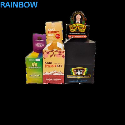 جعبه کاغذ کرفت قابل تاشو با کارتونی ۳۵۰ گرم برای نمایشگاه های خرده فروشی