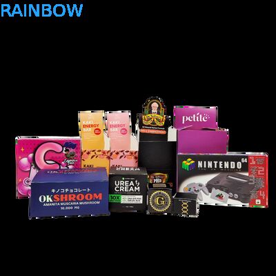 جعبه کاغذ کرفت قابل تاشو با کارتونی ۳۵۰ گرم برای نمایشگاه های خرده فروشی