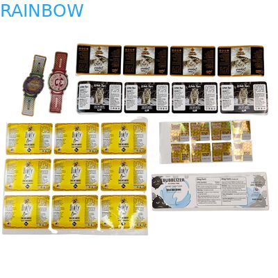 برچسب کاغذی وینیل PVC ضد آب هولوگرام UV چاپی لوگو شخصی بسته بندی برچسب برای کاغذ اسکارپ بوک