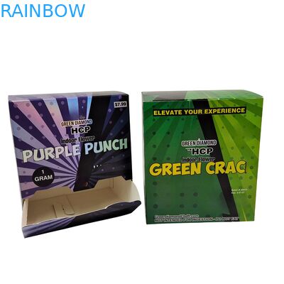 جعبه های کاغذی سفارشی برای کوکی های اسنک نوار انرژی بسته بندی آب نباتات آب نباتات کرافت خرده فروشی جعبه نمایش کارتونی