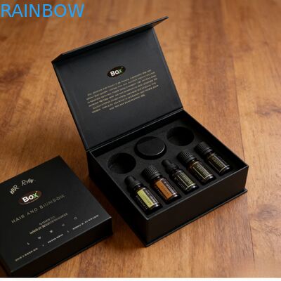 عمده فروشی سفارشی لوکس پوشه های آرایشی هدیه مغناطیسی فوم EVA درج لمینیت مات مواد تجزیه پذیر برای عطر و هنر