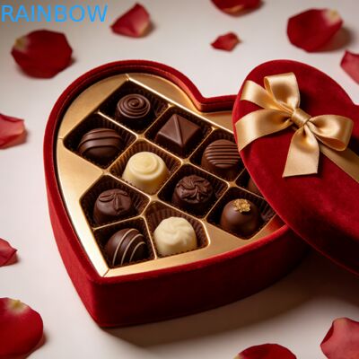 جعبه هدیه شکلات سفارشی با لوگوی شخصی‌سازی شده بسته‌بندی آب نبات شکلات جعبه لوازم آرایشی جعبه شکلات خالی