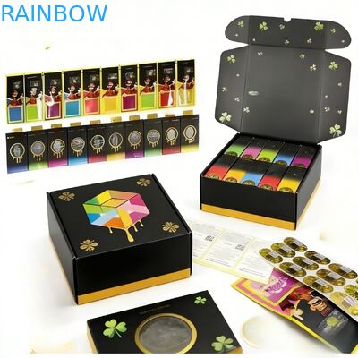 جعبه کاغذی با بسته بندی مغناطیسی و ورودی های سفارشی برای بسته بندی هدیه