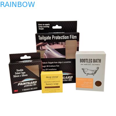 جعبه بسته‌بندی آرایشی قابل تجزیه زیستی سفارشی با طراحی کلاسیک و لمینیت براق