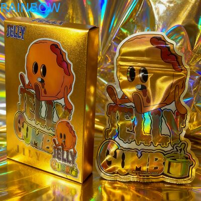 کیسه‌های مایار قابل‌بسته‌بندی مجدد 3.5 گرمی با چاپ سفارشی برای بسته‌بندی اسنک، کیسه‌های ایستاده