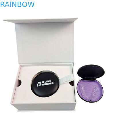 جعبه ارتودنسی قابل بازیافت با لوگوی سفارشی و بسته شدن مغناطیسی برای بسته بندی دندانپزشکی