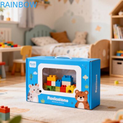 جعبه کاغذی با اندازه سفارشی با صفحه نمایش پنجره شفاف و ضخامت 350 گرم برای بسته بندی مواد غذایی