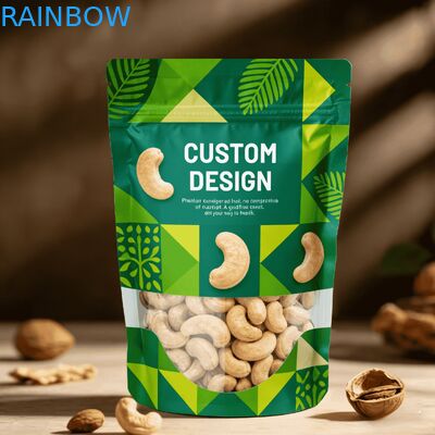 با کیفیت بالا چاپ دیجیتال سفارشی کیسه بسته بندی مواد غذایی پلاستیکی بازیافت شده با مهر گرما