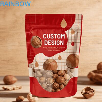 با کیفیت بالا چاپ دیجیتال سفارشی کیسه بسته بندی مواد غذایی پلاستیکی بازیافت شده با مهر گرما