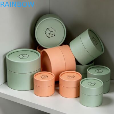 لوله های بسته بندی سیلندری و جعبه کاغذی سازگار با محیط زیست برای بسته بندی مواد آرایشی و عطر ایمن مواد غذایی