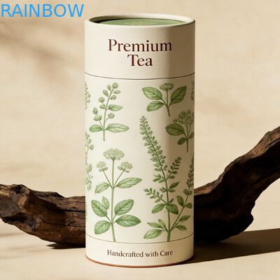 لوله های بسته بندی سیلندری و جعبه کاغذی سازگار با محیط زیست برای بسته بندی مواد آرایشی و عطر ایمن مواد غذایی