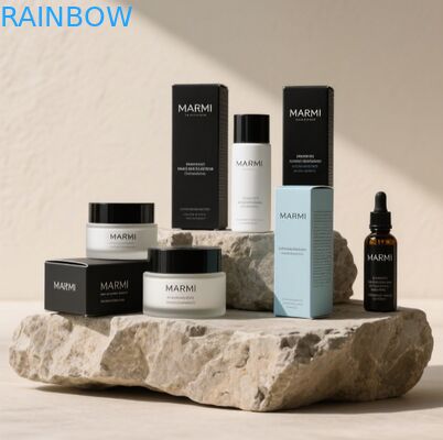 جعبه های کارتونی سفید لوکس سفارشی برای بطری عطر 50 میلی لیتر 100 میلی لیتر جعبه بالای پوشش عطر عطر با جعبه هدیه برتر