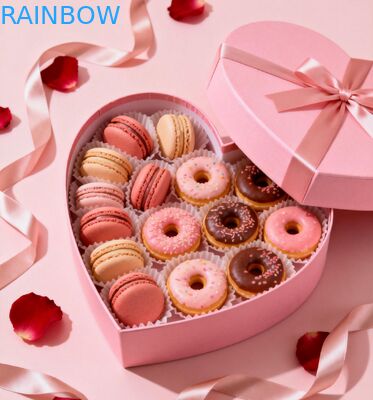 جعبه هدیه قابل انعطاف برای بسته بندی نانوایی و ماکارون های شیرینی