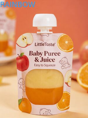 30 میلی لیتر کیسه ای چاپی برای بسته بندی آبمیوه و پوری نوزاد