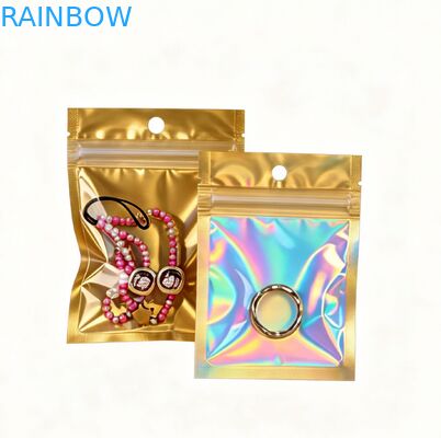 چاپ سفارشی کیسه بسته بندی قابل بازیافت PVC پلاستیکی مات قابل بازیافت با مهر سه طرفه