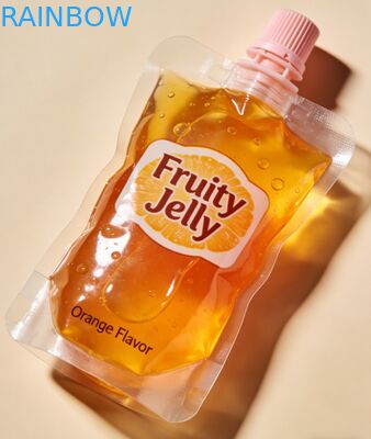 کیسه دهانه دار سفارشی ۳۰ میلی لیتری برای پوره ماست میوه آبمیوه کودک غذای کمکی کودک کیسه دهانه دار شکل کیسه پلاستیکی