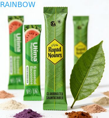 سفارشی 1 گرم 3 گرم 5 گرم پودر شیر چای پودر کلاژن کیسه مواد غذایی با فویل آلومینیومی قابل بازیافت قابل بازیافت