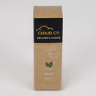 Eco Friendly لوازم آرایشی و بهداشتی بر روی کاغذ بسته بندی جعبه مقاله Brown Kraft Paper Cbd Oil Bottle Applied