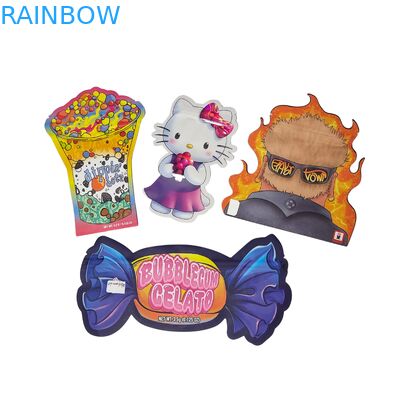 کیسه‌های مایلار ضد بو و مقاوم در برابر کودک با چاپ سفارشی برای بسته‌بندی تنقلات و غذا