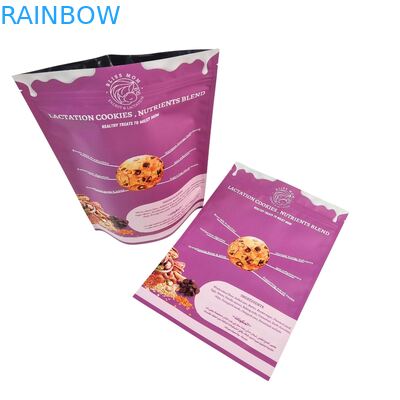 کیسه غذای قابل بسته‌بندی مجدد، کیسه ایستاده، ضد رطوبت، با اندازه سفارشی، تضمین کیفیت آب‌بندی حرارتی