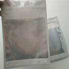 جعبه های بسته بندی فویل هولوگرافی پوشاک Ziplock پاک کردن جبهه برای جوراب / لباس زیر