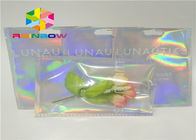 کیسه فویل لیزری مایلار با طرف روشن برای ناخن لهستانی پودر زرق و برق بسته بندی لوازم بسته بندی هولوگرام بسته بندی فویل کیسه